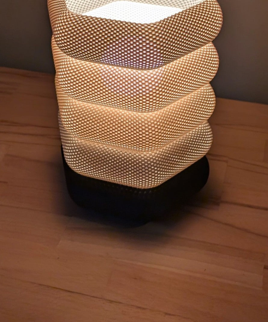 Lámpara Hexagonal Retro